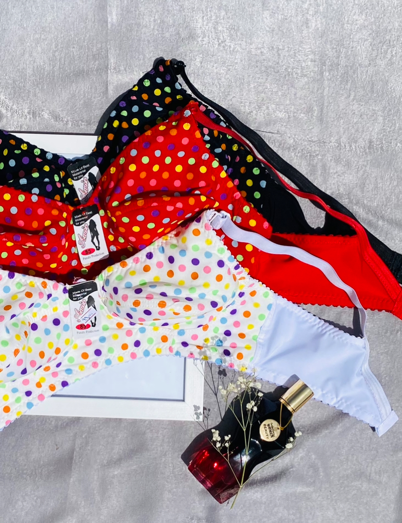 سوتین ساده دو غزنه  توپ‌توپی